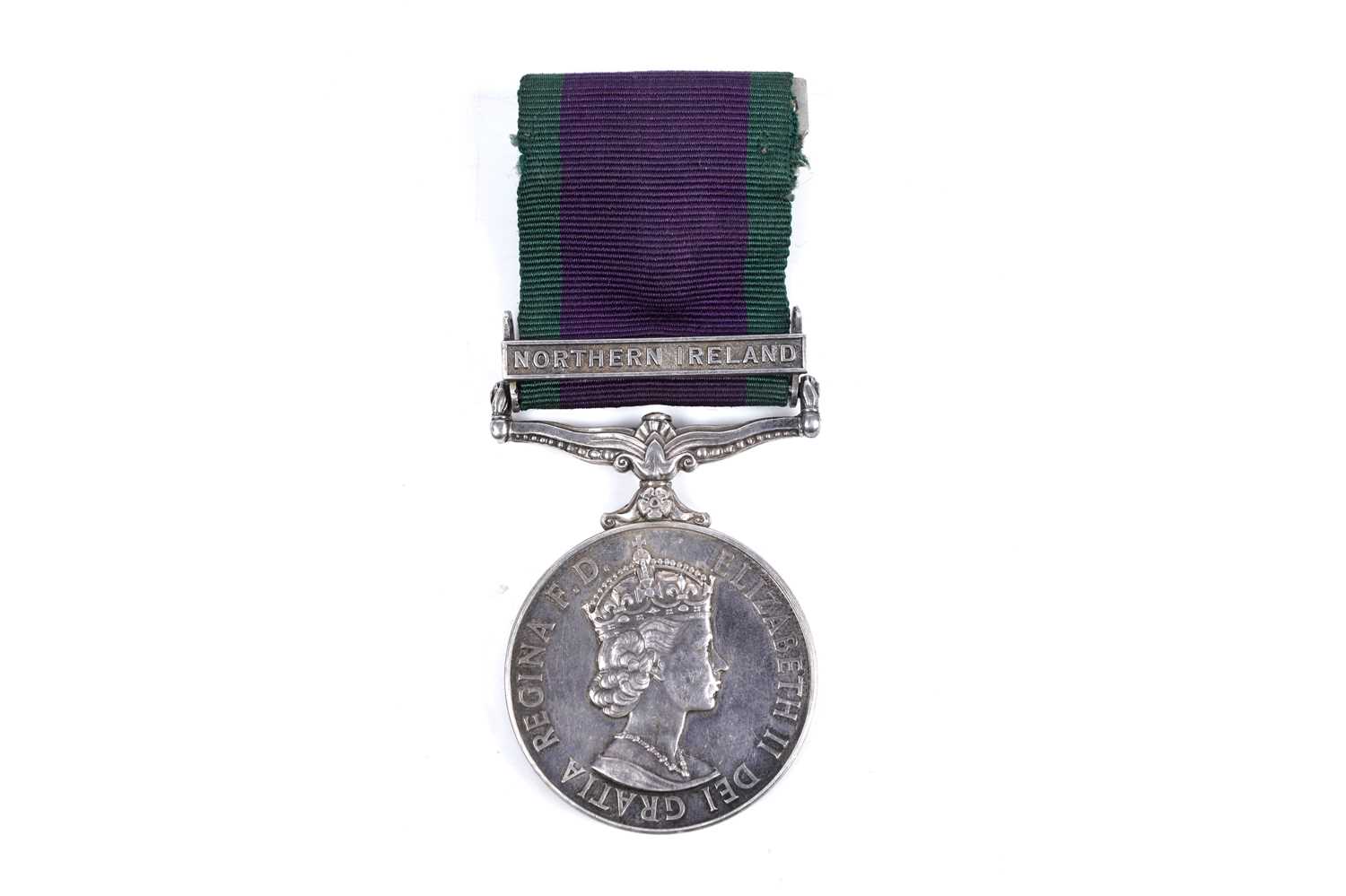Lot 65 - Queen Elizabeth II General Service Medal with Northern Ireland clasp