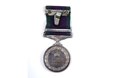 Lot 65 - Queen Elizabeth II General Service Medal with Northern Ireland clasp