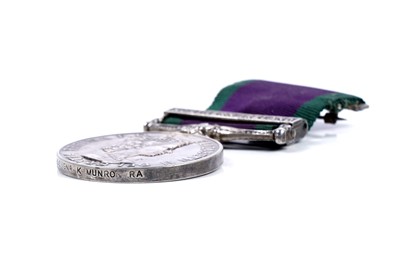 Lot 65 - Queen Elizabeth II General Service Medal with Northern Ireland clasp