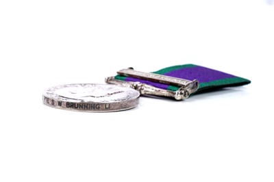 Lot 68 - Queen Elizabeth II General Service Medal with Northern Ireland clasp