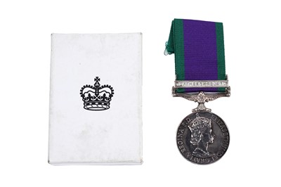 Lot 68 - Queen Elizabeth II General Service Medal with Northern Ireland clasp