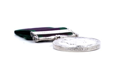 Lot 70 - Queen Elizabeth II General Service Medal with Northern Ireland clasp