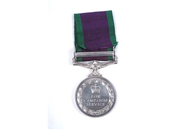 Lot 70 - Queen Elizabeth II General Service Medal with Northern Ireland clasp