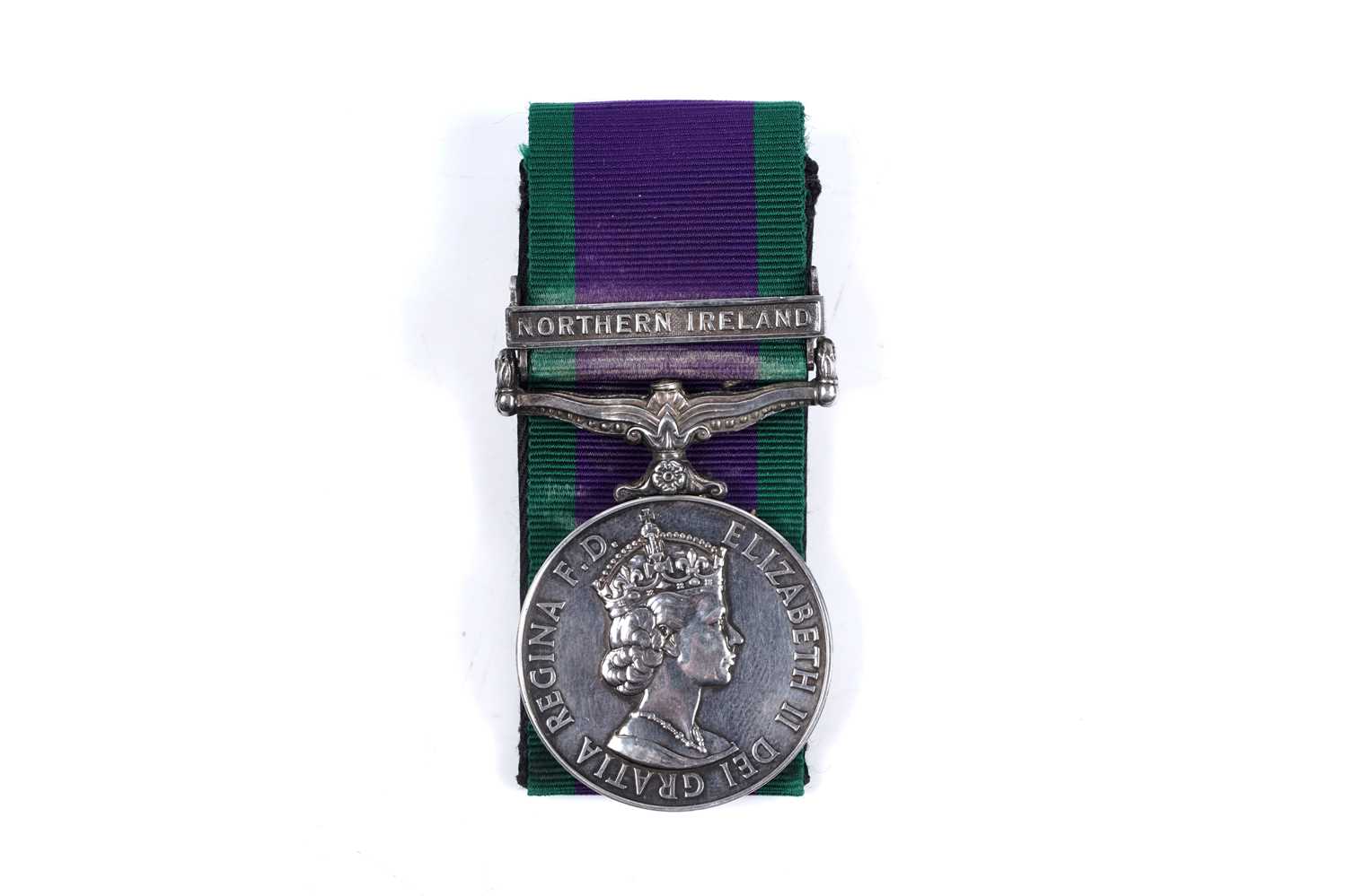 Lot 71 - Queen Elizabeth II General Service Medal with Northern Ireland clasp