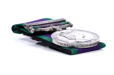 Lot 71 - Queen Elizabeth II General Service Medal with Northern Ireland clasp