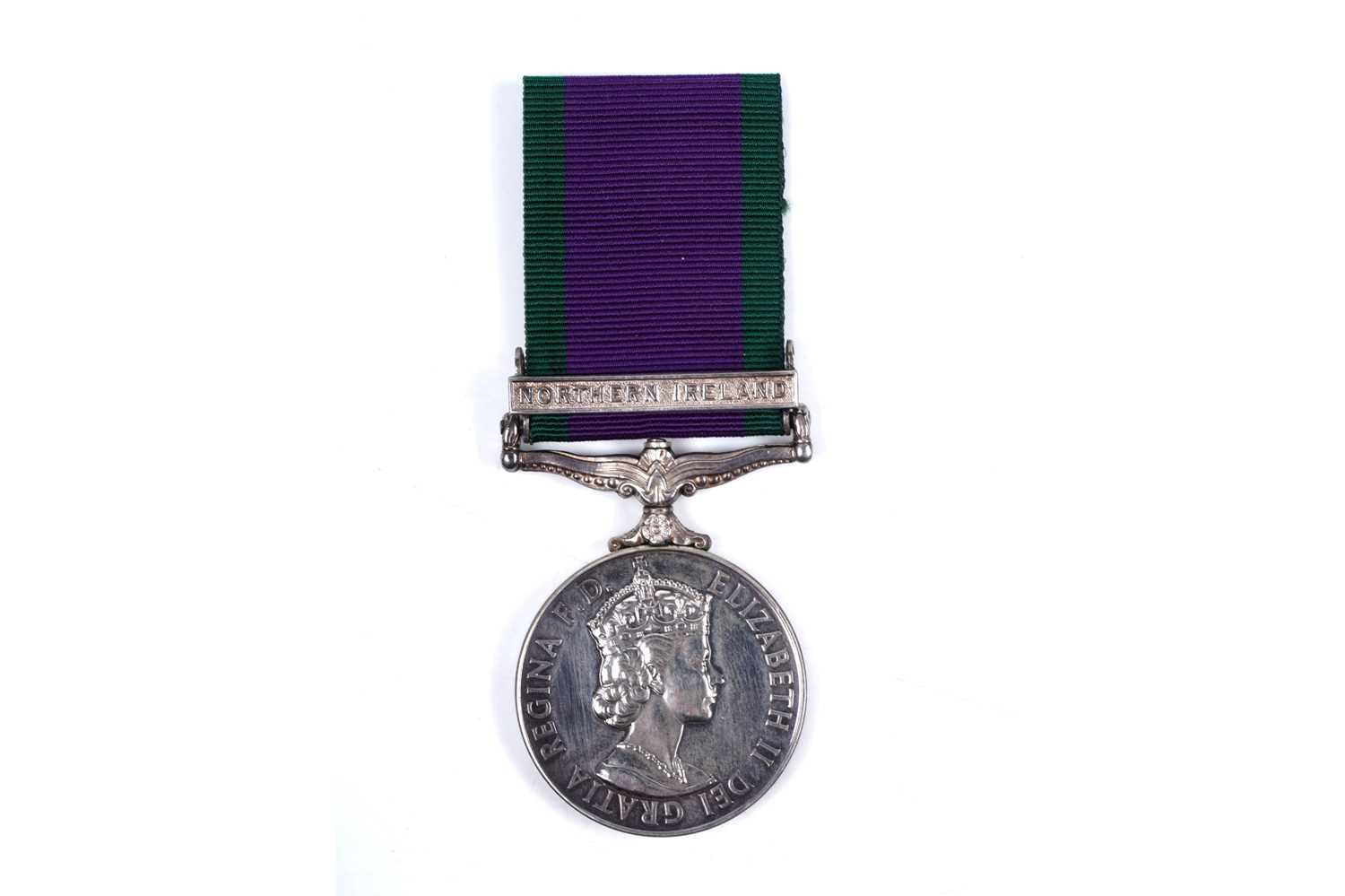 Lot 73 - Queen Elizabeth II General Service Medal with Northern Ireland clasp