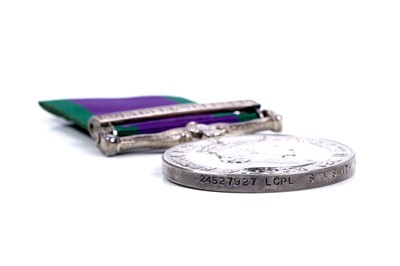 Lot 73 - Queen Elizabeth II General Service Medal with Northern Ireland clasp