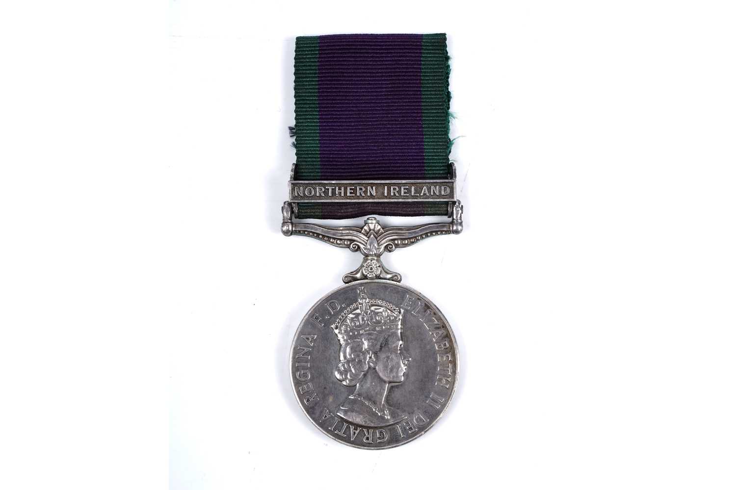 Lot 74 - Queen Elizabeth II General Service Medal with Northern Ireland clasp