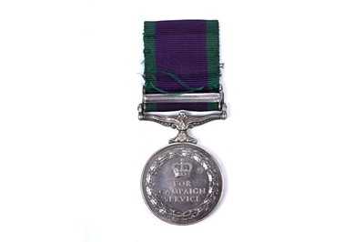 Lot 74 - Queen Elizabeth II General Service Medal with Northern Ireland clasp