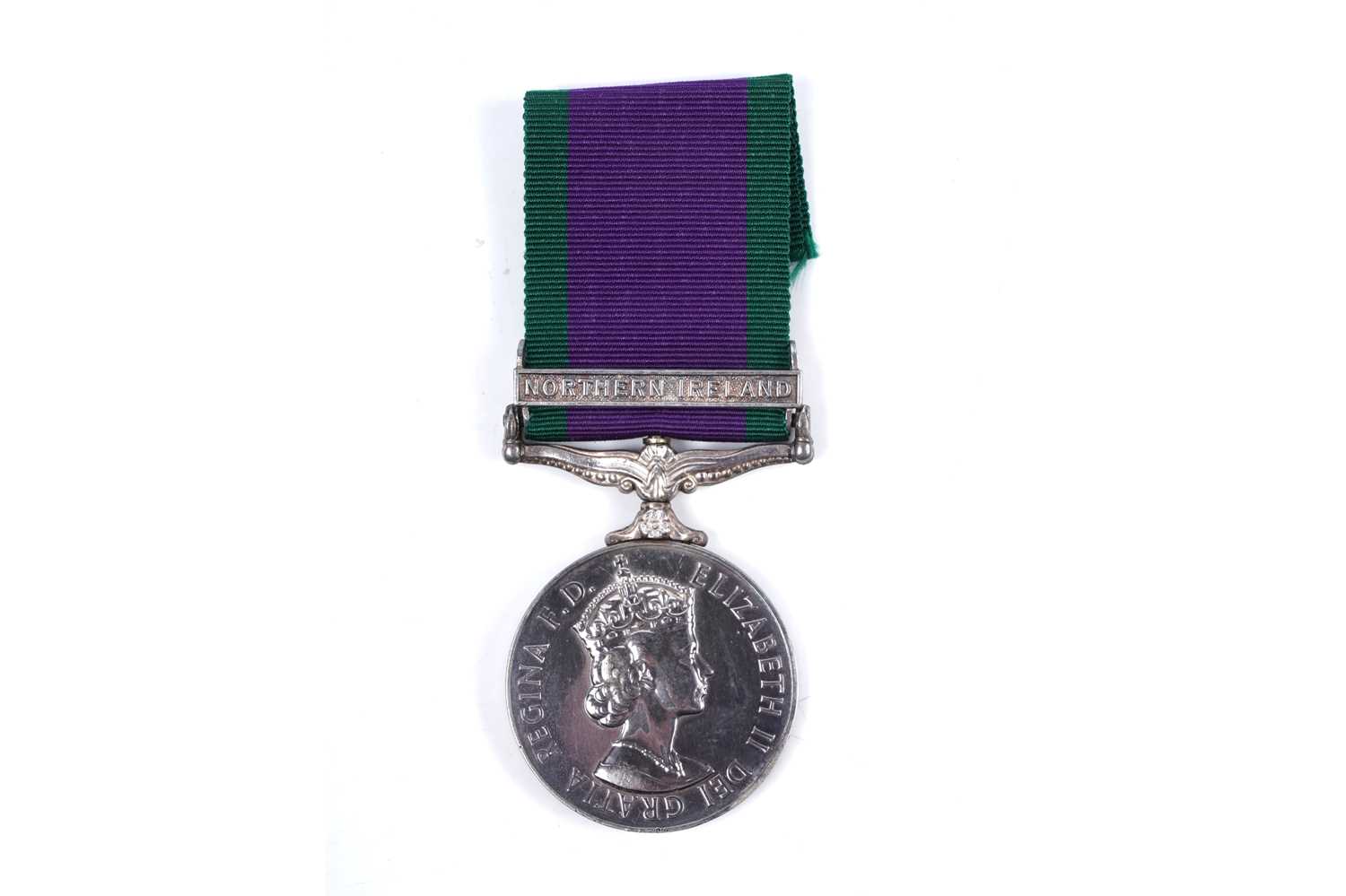 Lot 75 - Queen Elizabeth II General Service Medal with Northern Ireland clasp