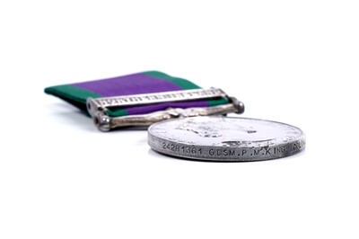 Lot 75 - Queen Elizabeth II General Service Medal with Northern Ireland clasp