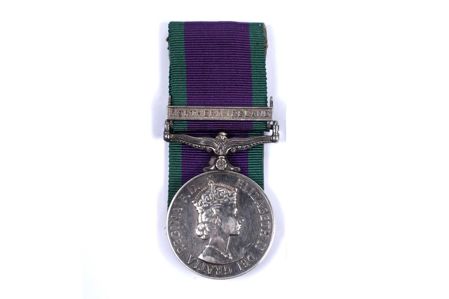 Lot 77 - Queen Elizabeth II General Service Medal with Northern Ireland clasp