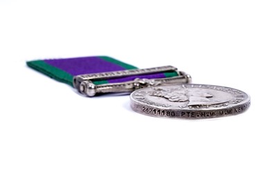 Lot 78 - Queen Elizabeth II General Service Medal with Northern Ireland clasp