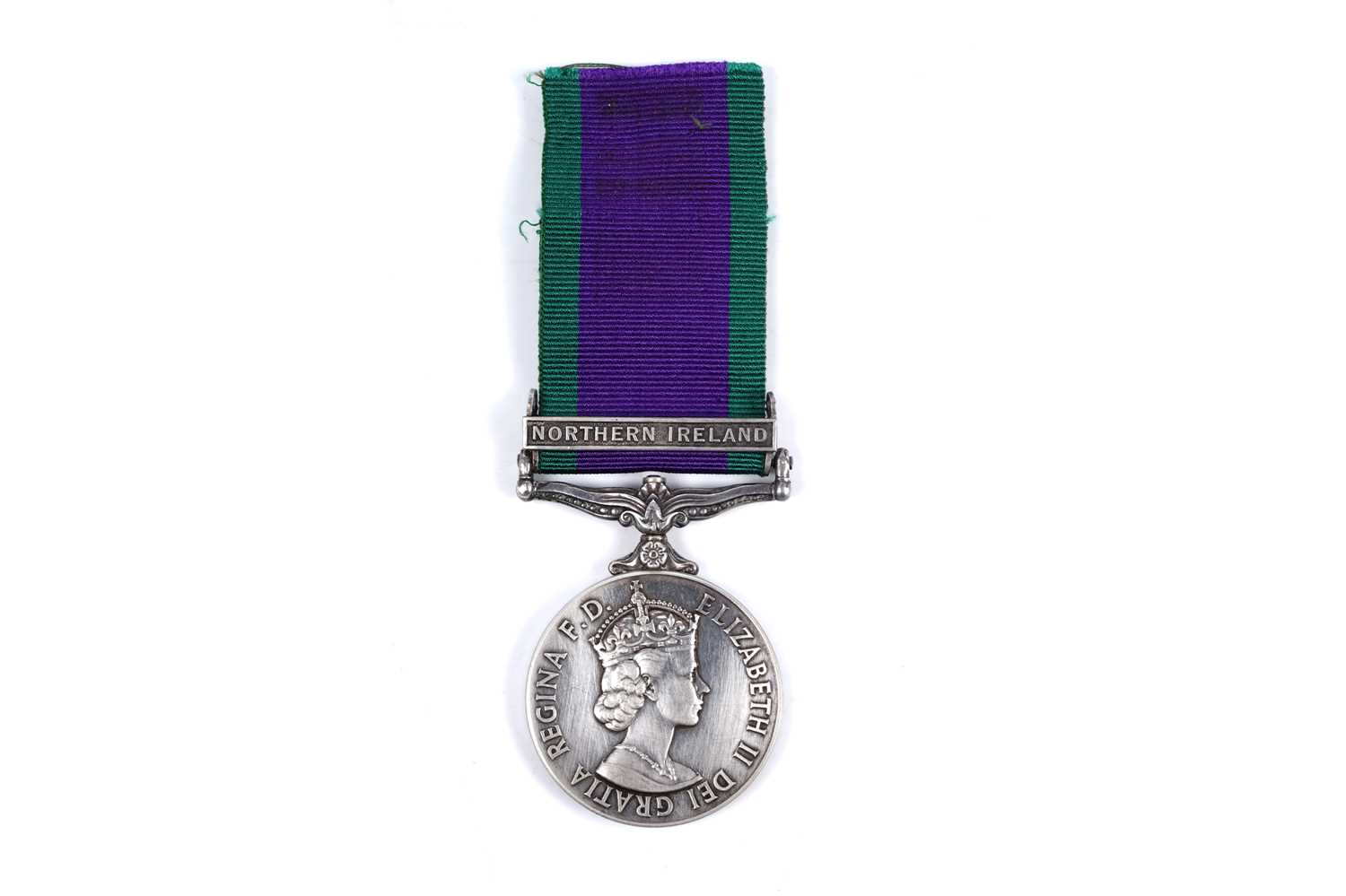 Lot 79 - Queen Elizabeth II General Service Medal with Northern Ireland clasp