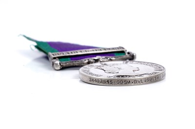 Lot 79 - Queen Elizabeth II General Service Medal with Northern Ireland clasp