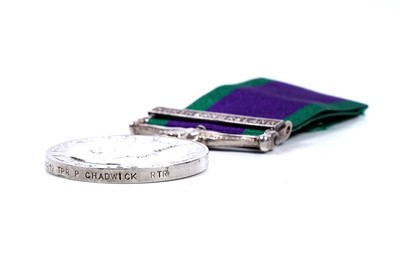 Lot 81 - Queen Elizabeth II General Service Medal with Northern Ireland clasp