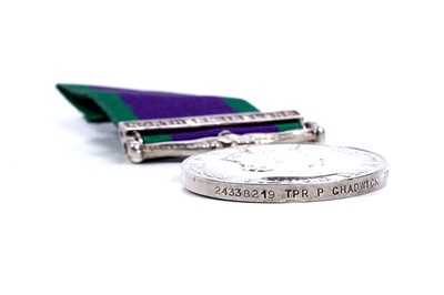 Lot 81 - Queen Elizabeth II General Service Medal with Northern Ireland clasp