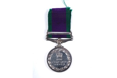 Lot 83 - Queen Elizabeth II General Service Medal with Northern Ireland clasp