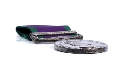 Lot 84 - Queen Elizabeth II General Service Medal with Northern Ireland clasp