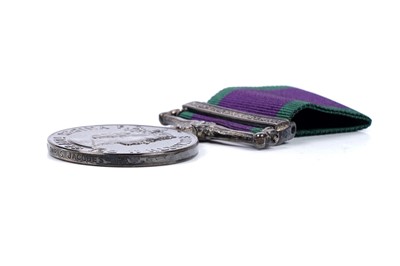 Lot 84 - Queen Elizabeth II General Service Medal with Northern Ireland clasp