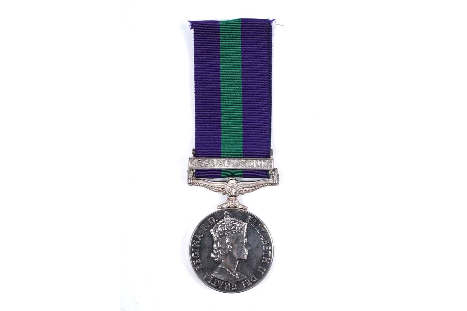 Lot 85 - Queen Elizabeth II General Service Medal with Canal Zone clasp