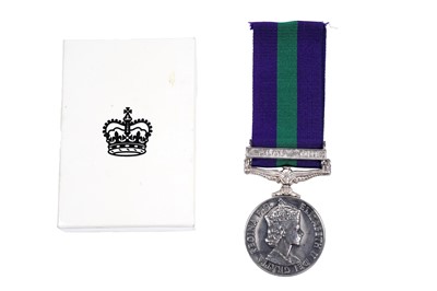Lot 85 - Queen Elizabeth II General Service Medal with Canal Zone clasp