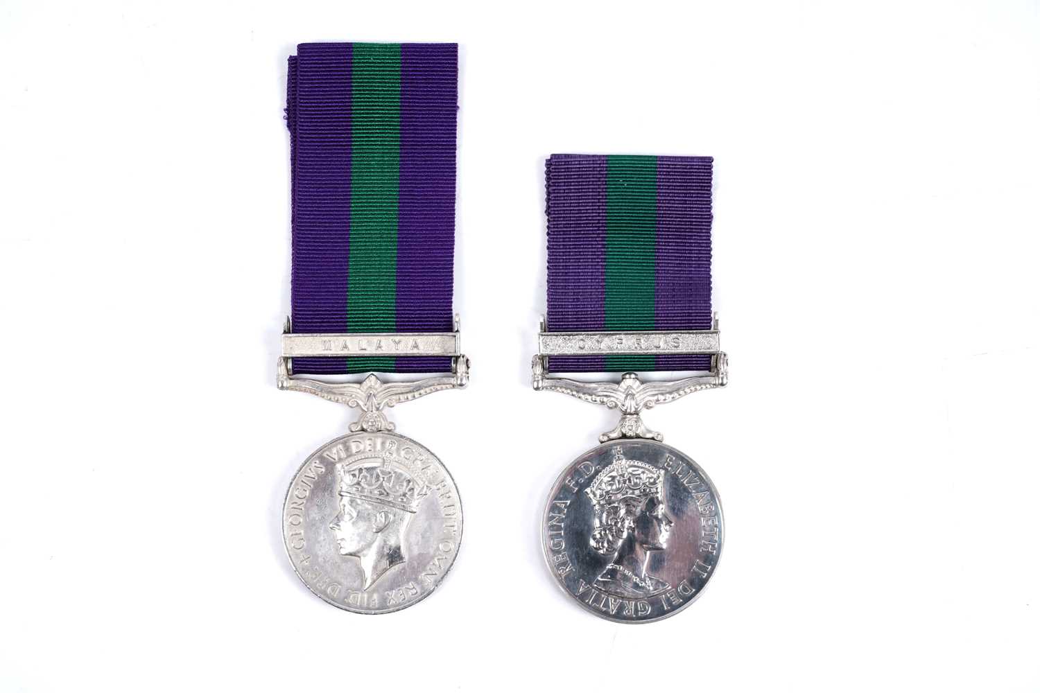 Lot 90 - Two General Service Medals