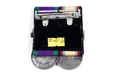Lot 91 - A pair of Elizabeth II general service medals