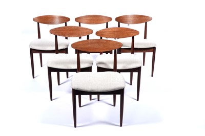 Lot 17 - Ib Kofod-Larsen for G Plan Danish: a set of six teak dining chairs