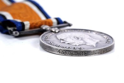Lot 42 - A pair of First World War general service medals