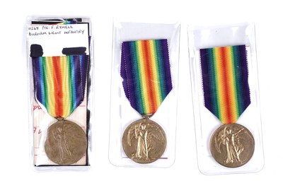 Lot 48 - First World War single Victory Medal to various recipients