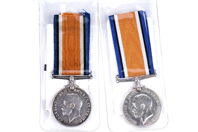 Lot 49 - First World War British war medals, various recipients