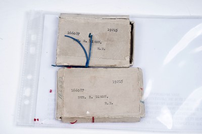 Lot 51 - Three pairs of First World War general service medals
