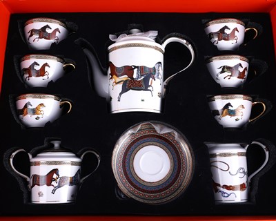 Lot 49 - A Hermes 'Cheval D'Orient' tea service
