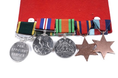 Lot 94 - A group of Second World War and later medals