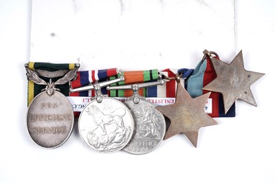 Lot 96 - Second World War territorial medal group