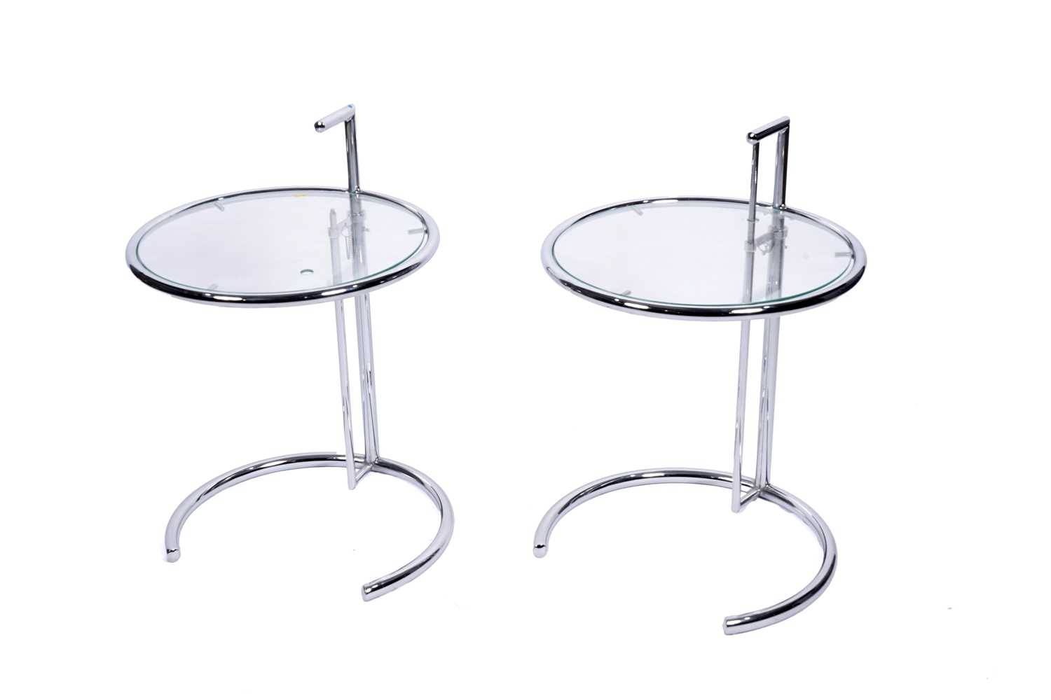 Lot 18 - After Eileen Gray: a pair of E1027 side tables