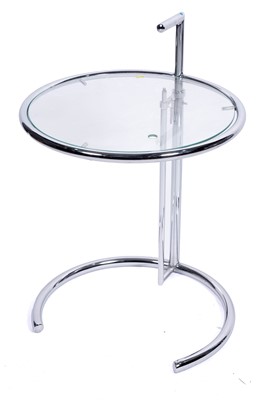 Lot 18 - After Eileen Gray: a pair of E1027 side tables