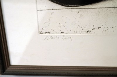 Lot 73 - Dame Elizabeth Blackadder - Two Cats | etching