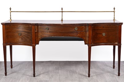 Lot 41 - A Regency mahogany sideboard