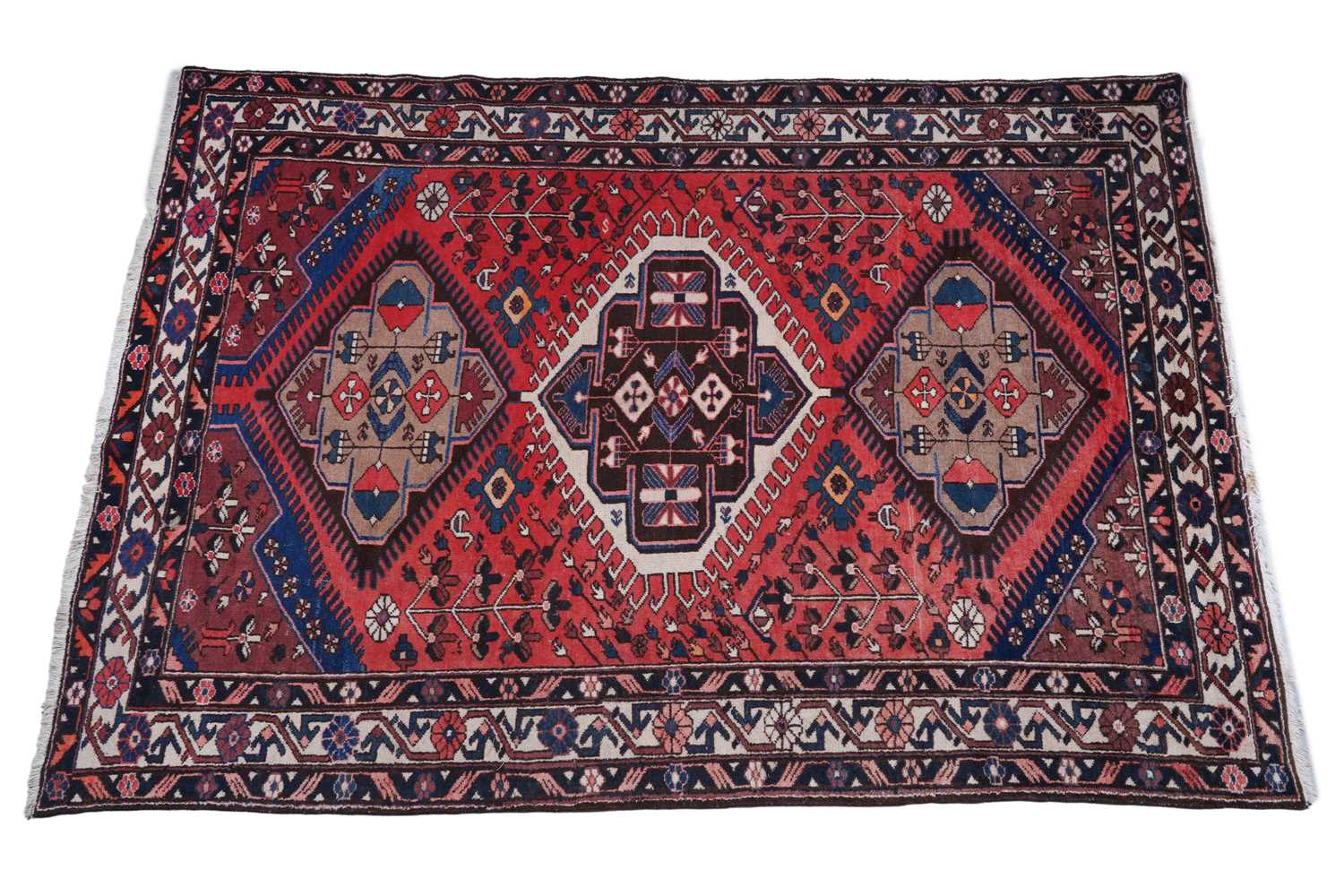 Lot 75 - A modern Kilim-style rug