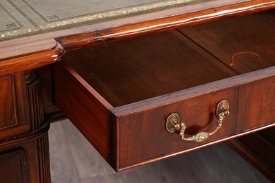 Lot 17 - A Georgian style partners desk