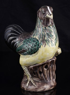 Lot 304 - A pair of Chinese cockerels