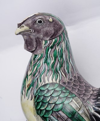 Lot 304 - A pair of Chinese cockerels