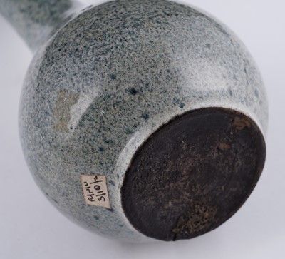 Lot 305 - A Celadon stand; and a bottle vase