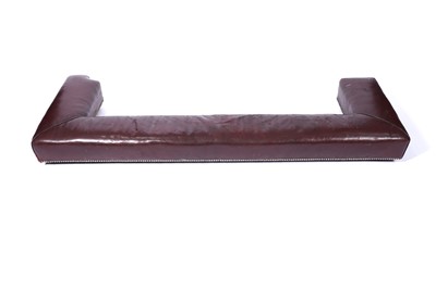 Lot 503 - A studded leather fire fender