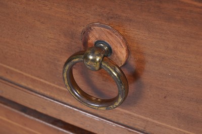 Lot 24 - A George III inlaid mahogany bowfront chest of drawers