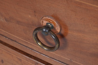 Lot 24 - A George III inlaid mahogany bowfront chest of drawers