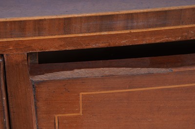 Lot 24 - A George III inlaid mahogany bowfront chest of drawers