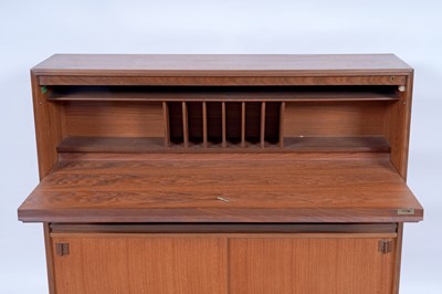 Lot 59 - Beaver & Tattley Ltd: a mid-Century teak bureau